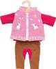 Puppen-Reiter-Outfit Lina, 3-teilig, Gr. 28-35 cm Produktbild-Vorschau 3