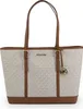 Michael Kors Jet Set Travel Large Zip Tote Vanilla Braun MK Produktbild-Vorschau 8