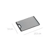 Tagliere KESPER grigio, antiscivolo, lunghezza: 235 mm, Anteprima dell’immagine prodotto 2