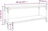 A diagram showing the dimensions of a TV stand. Náhľad obrázku produktu