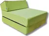 A light green foldable mattress/futon is shown at an angle. Produktbild-Vorschau