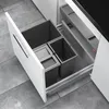 Odpadkový koš Hailo 3301631 Allegro 345, tmavě šedý, 2x8 + Náhled obrázku produktu 7