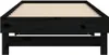 Tagesbett Ausziehbar Schwarz 2x(90x200) cm Massivholz Produktbild-Vorschau 7