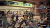 A scene from a video game showing a character fighting zombies in a shopping mall. Produktbild-Vorschau