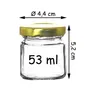 BigDean 50x Marmeladengläser 53 ml – Mini Einmachgläser mit Produktbild-Vorschau 3