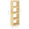 Bibliothèque/Séparateur de pièce 40x30x135,5 cm pin massif Voir les images du produit 8