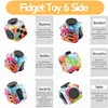 3Pcs Anti-Stress Würfel Spielzeug, Fidget Toy Cube, Fidget Produktbild-Vorschau 2
