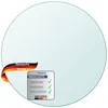 DELUKE® Tischplatte rund Ø 50 cm - Glas Gehärtet, 8 mm dick Produktbild-Vorschau 1