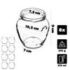 Barattoli per conserve KADAX da 510 ml con coperchio a vite Anteprima dell’immagine prodotto 2