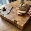 Eichenholzbrett SZTORCOWA 40x30x4 MASSIV auf Beinen, Produktbild-Vorschau 9