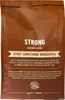 The back of a brown coffee bag with product information and branding. Náhľad obrázku produktu