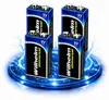 4 x Wilhelm Universal 9V Block Batterien auch für 10 Jahres Produktbild-Vorschau 1
