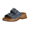 Rohde Damen Leder Pantoletten Clogs Schnalle Licata 6262, Produktbild-Vorschau 2