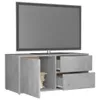 Mobile TV grigio cemento 80x34x36 cm materiale legno Anteprima dell’immagine prodotto 5