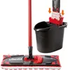 A Vileda Ultramax 2-in-1 mop and bucket set is shown against a white background. The mop head is at the bottom, and the bucket with its wringing mechanism is in the mid-ground. Produktbild-Vorschau