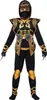 Goldenes Ninja Kostüm für Kinder Large 10-12 Jahre Produktbild-Vorschau 3