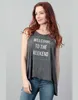 Tom Tailor Damen Top Shirt Grau mit Schriftzug Gr. M Produktbild-Vorschau 2