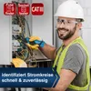 An electrician is using a fuse finder and socket tester to identify electrical circuits in a distribution box. Náhľad obrázku produktu