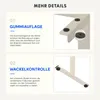 A marketing image detailing features of a desk with close-up illustrations. Anteprima dell’immagine prodotto