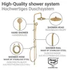 Sistema doccia WENKO Mod. Young Line Gold, doccetta con 3 Anteprima dell’immagine prodotto 2