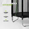 VirtuFit detská trampolína 140 cm s bezpečnostnou sieťou, Náhľad obrázku produktu 3