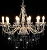 vidaXL Lampadario con perle bianche 12 prese E14 Anteprima dell’immagine prodotto 8