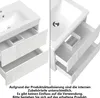 Waschtisch mit Unterschrank 100cm Alast Badmöbel Set Produktbild-Vorschau 6