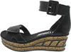 Rieker Damen Keil-Sandaletten Schwarz Voir les images du produit 57
