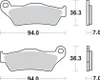 Ng Brake Front Taricks Für Suzuki Ltz 250/400, Lta 400/500, Produktbild-Vorschau 4