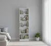 Bücherregal - Weiße Bibliothek 25x52x180h cm Produktbild-Vorschau 8