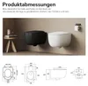 EMKE Hänge-WC Einloch Superspin Spülung 355x365x555mm Produktbild-Vorschau 7
