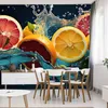 Muralo Vlies Fototapete ZITRUSFRÜCHTE Obst Wasser Natur 3D Produktbild-Vorschau 6