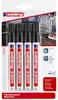 edding 3300 Permanentmarker schwarz (4er Blister) Produktbild-Vorschau 1