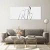 Bilder auf glas - Einteilig - Frau Linien Minimalismus - Produktbild-Vorschau 7