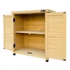 AXI Felix Armoire de jardin en bois beige -  80 x 45 x 93 Voir les images du produit 5
