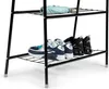 ModernHome GH-207 Stojan na oblečení se 2 policemi, černý Náhled obrázku produktu 18