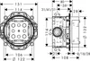 Hansgrohe-Unterputzkörper Universal DN 20 (3/4") Nr. 01800 Produktbild-Vorschau 2