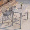 Set tavolo da bar + 2 sgabelli da bar HWC-P91, sedia da bar Anteprima dell’immagine prodotto 1