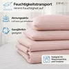 Bettwäsche 200x200 Rosa Damast Streifen – Renforcé Produktbild-Vorschau 3