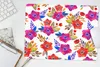 MuchoWow® Mauspad Mousepad Aquarell - Blumen - lila 40x30 Produktbild-Vorschau 5