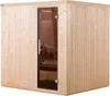 Elementsauna Pori, B x T 194 x 177 cm, Ganzglastür, ohne Produktbild-Vorschau 3