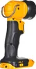 A side view of a yellow and black DeWALT cordless LED work light. Produktbild-Vorschau