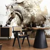 Fototapeta z netkané textilie HORSE betonová abstrakce 3D Náhled obrázku produktu 6