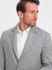 Ombre Clothing Karierte Herrenjacke Ilrune grau M Produktbild-Vorschau 4