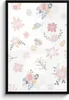 MuchoWow® MuchoWow® Gerahmtes Poster Blumen - Muster - Produktbild-Vorschau 1