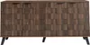 MODFU Wohnzimmerschrank Sideboard mit 4 Türen in dunkler Produktbild-Vorschau 9
