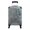 MuchoWow® Koffer Handgepäck Trolley Rollkoffer Kleine Produktbild-Vorschau 1
