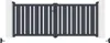 Doppelflügeltor aus Aluminium 3m VEYMONT H.120cm grau Produktbild-Vorschau 7