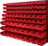 91 Stapelboxen rot Wandregal Werkzeugwand 1158 x 780 mm Produktbild-Vorschau 1
