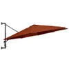 vidaXL Ombrellone da parete con palo in metallo 300 cm Anteprima dell’immagine prodotto 10